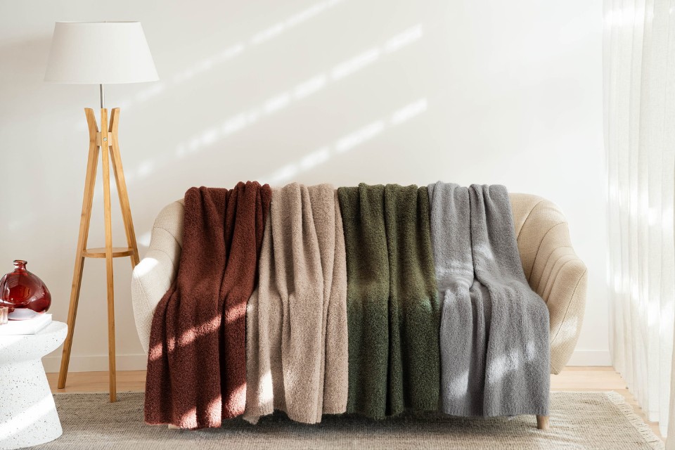 The new Boucl� Throw, designed for everyday comfort